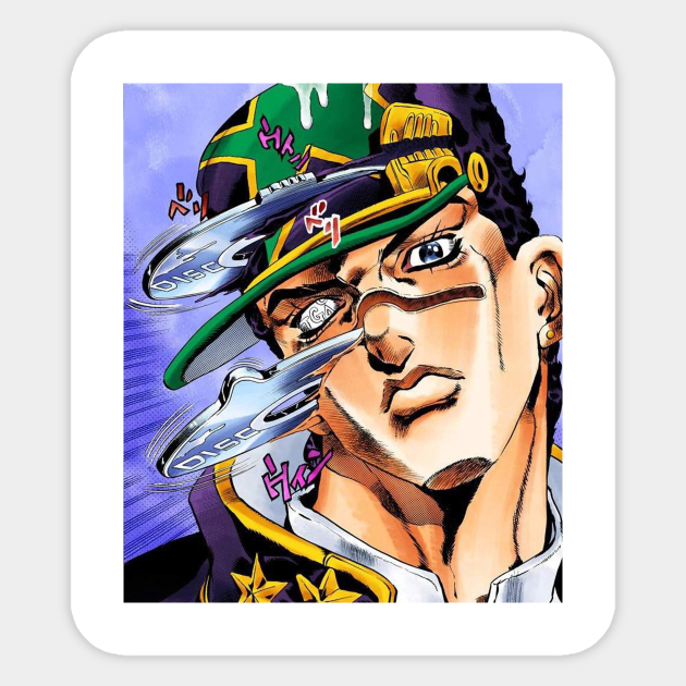 Stand Disc jotaro Jotaro Sticker TeePublic